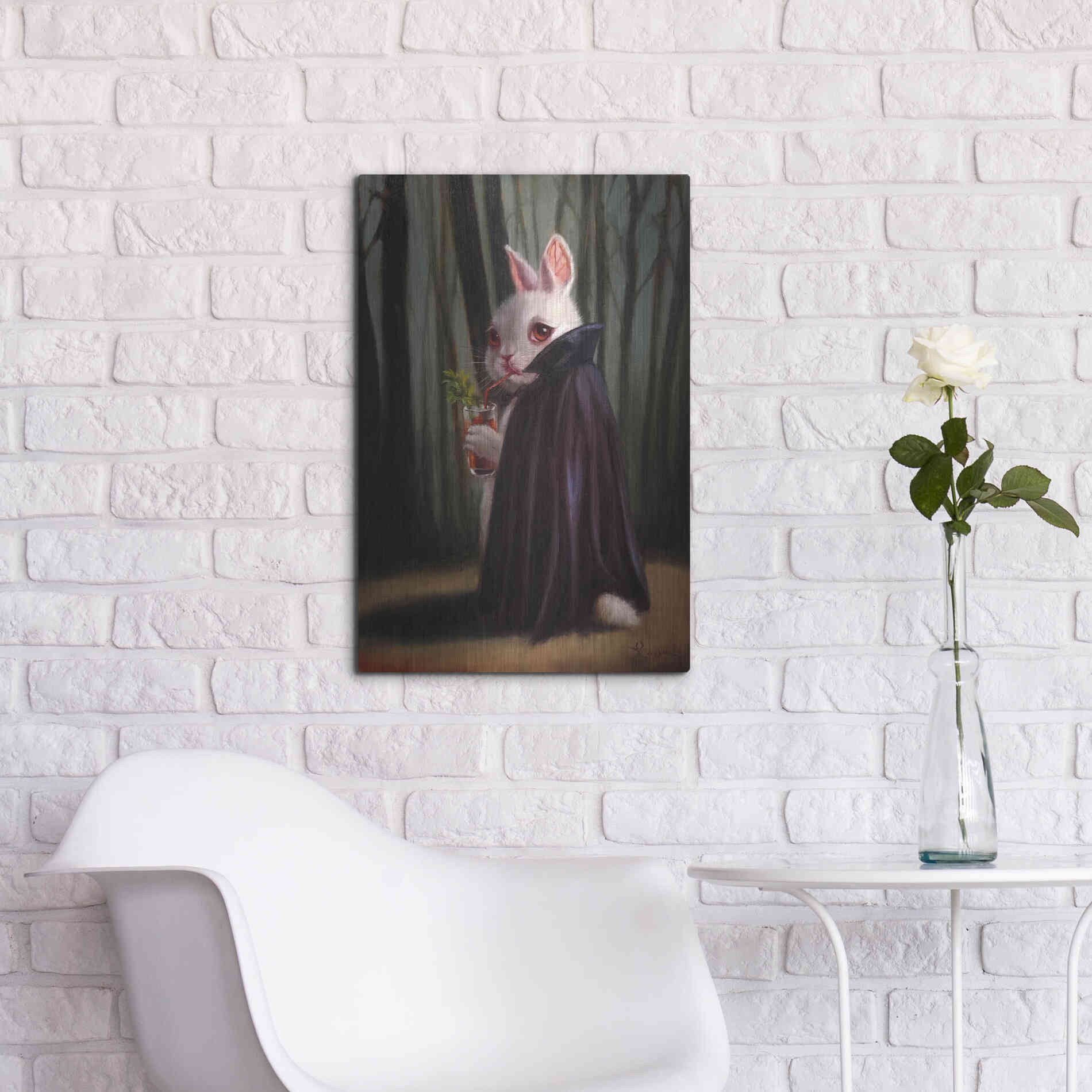 Luxe Metal Art 'Bewitching Hour' by Lucia Heffernan, Metal Wall Art,16x24