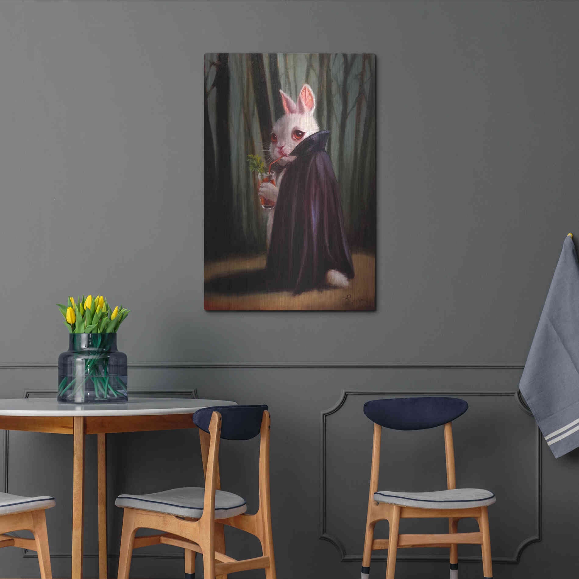 Luxe Metal Art 'Bewitching Hour' by Lucia Heffernan, Metal Wall Art,24x36