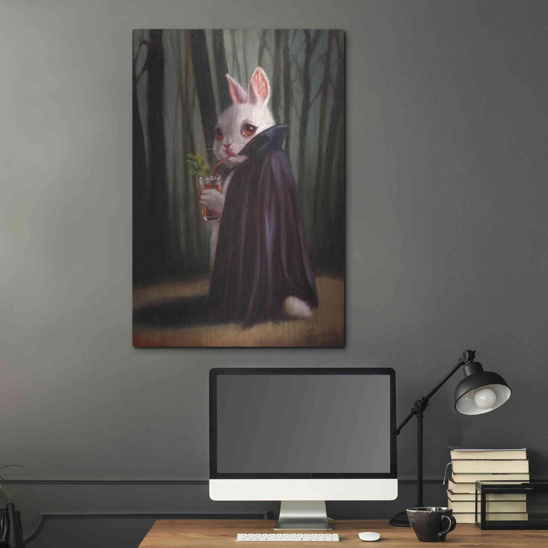 Luxe Metal Art 'Bewitching Hour' by Lucia Heffernan, Metal Wall Art,24x36