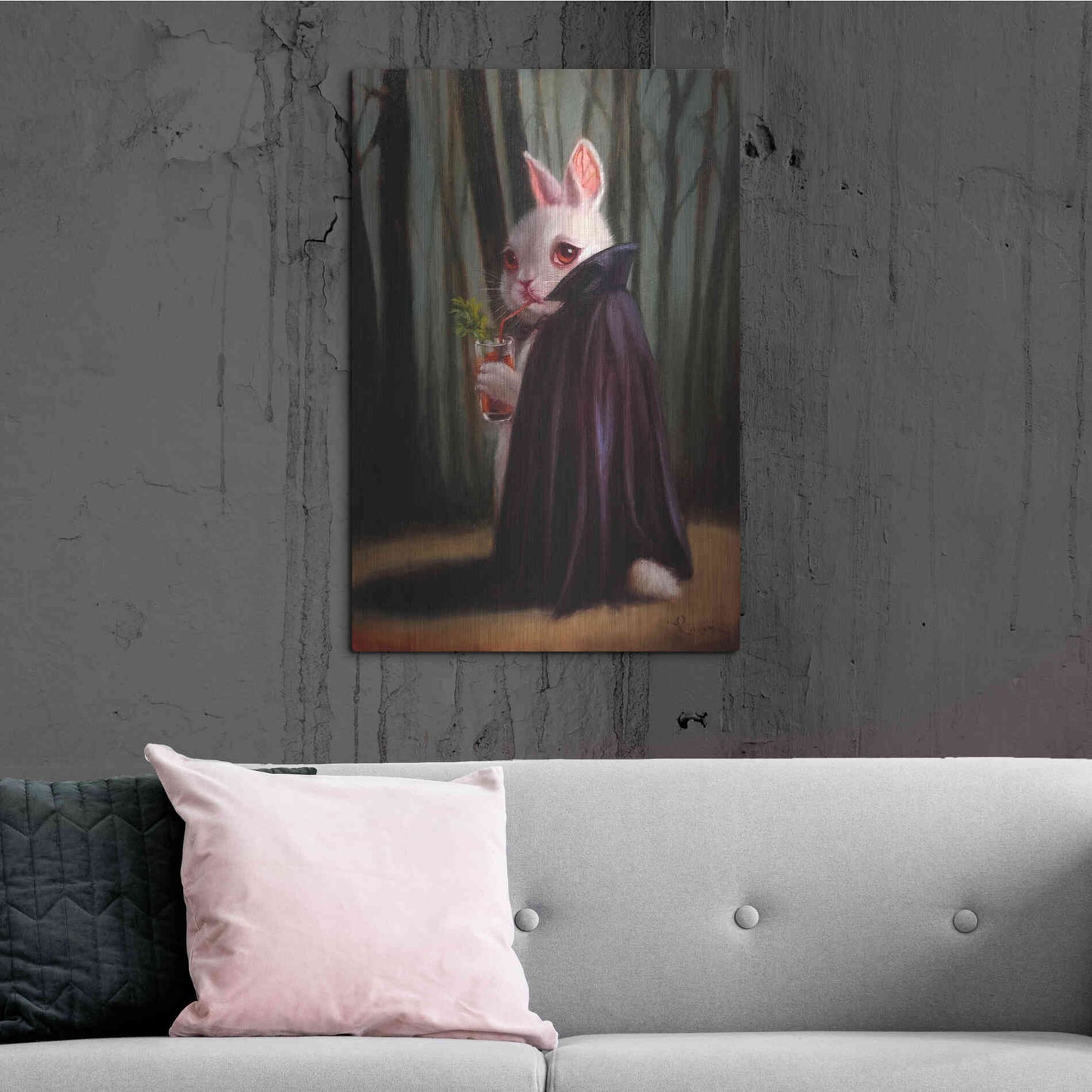 Luxe Metal Art 'Bewitching Hour' by Lucia Heffernan, Metal Wall Art,24x36