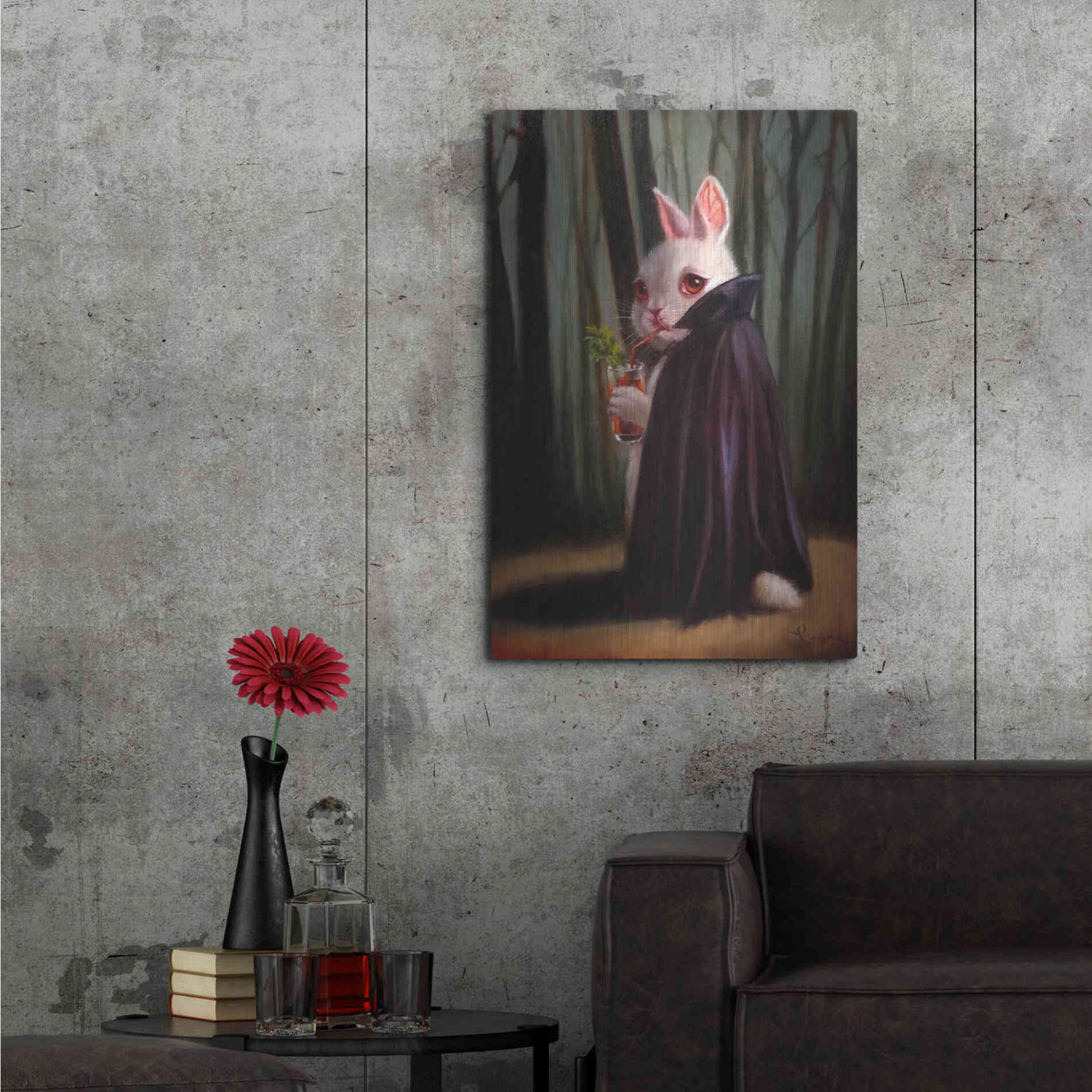 Luxe Metal Art 'Bewitching Hour' by Lucia Heffernan, Metal Wall Art,24x36