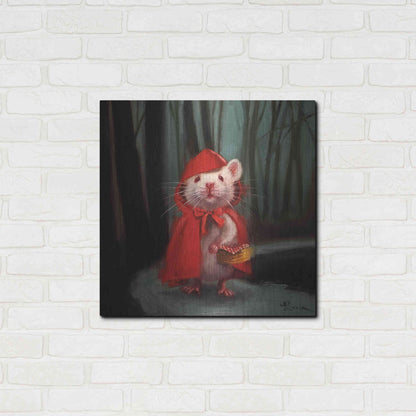 Luxe Metal Art 'Little Red' by Lucia Heffernan, Metal Wall Art,24x24