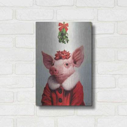 Luxe Metal Art 'Anticipation' by Lucia Heffernan, Metal Wall Art,12x16