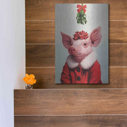 Luxe Metal Art 'Anticipation' by Lucia Heffernan, Metal Wall Art,12x16