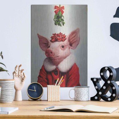 Luxe Metal Art 'Anticipation' by Lucia Heffernan, Metal Wall Art,12x16