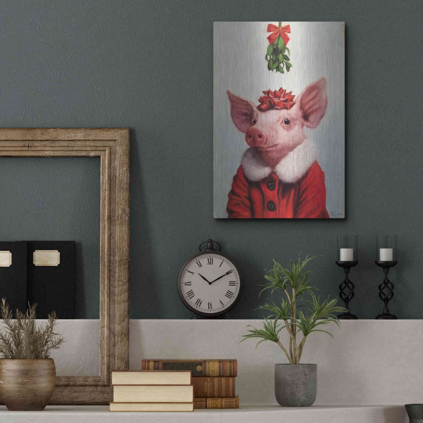 Luxe Metal Art 'Anticipation' by Lucia Heffernan, Metal Wall Art,12x16