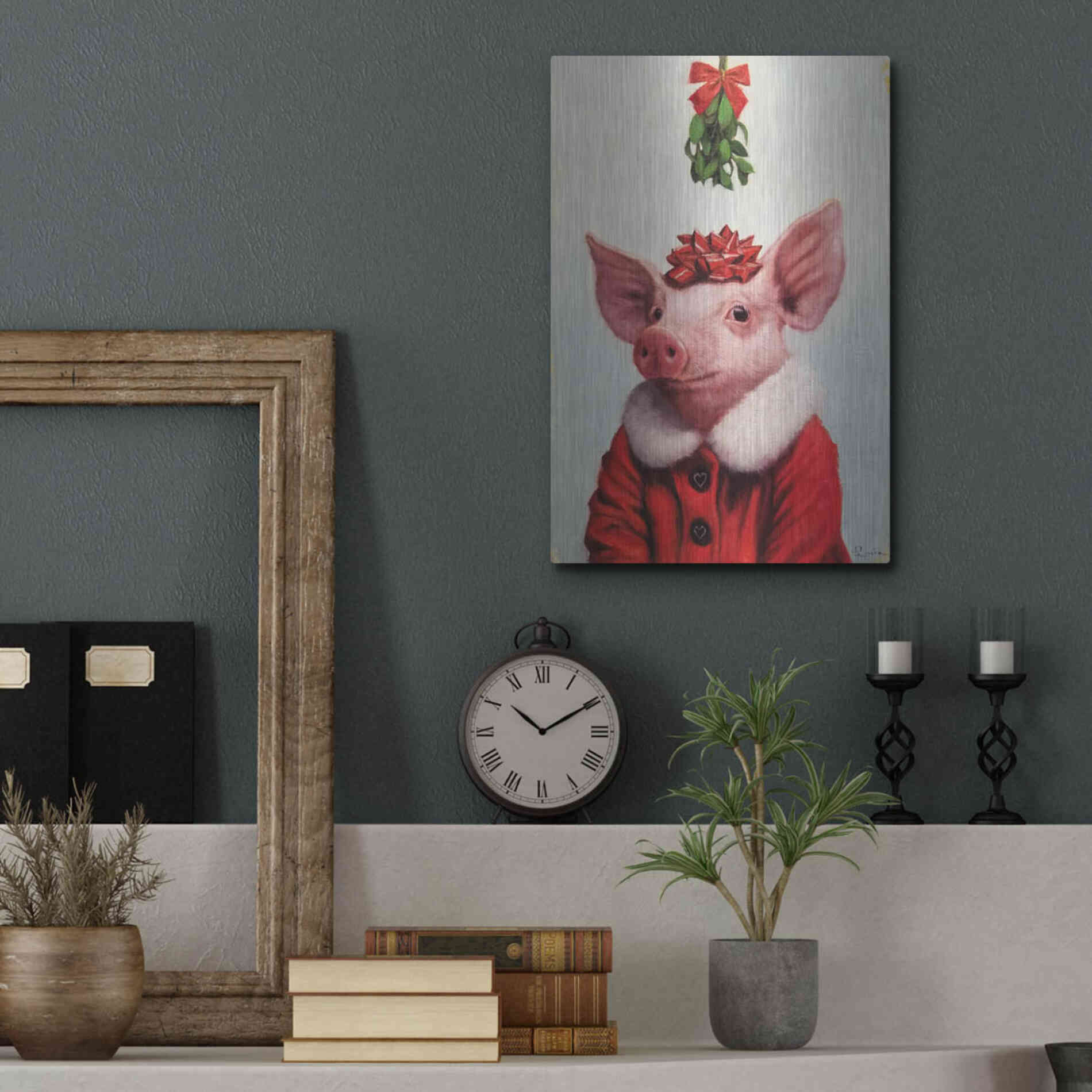 Luxe Metal Art 'Anticipation' by Lucia Heffernan, Metal Wall Art,12x16