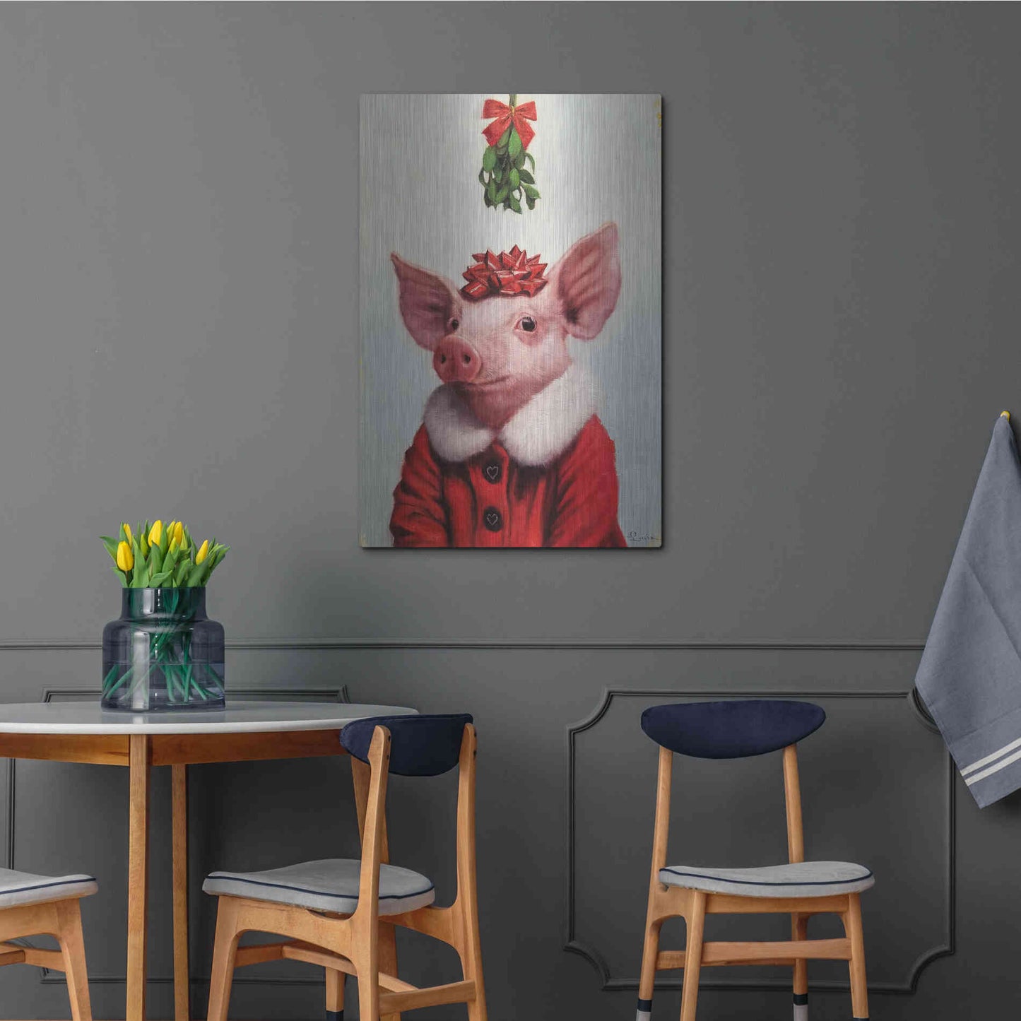 Luxe Metal Art 'Anticipation' by Lucia Heffernan, Metal Wall Art,24x36