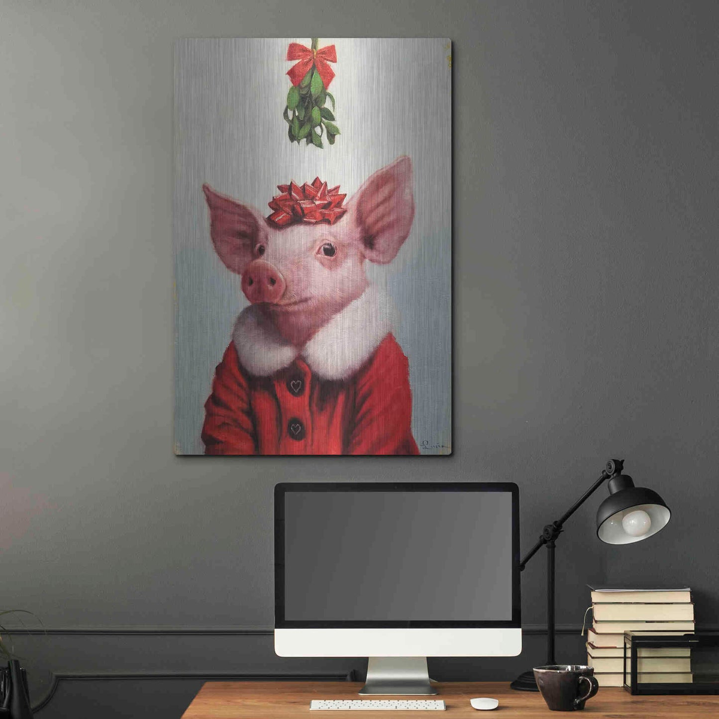 Luxe Metal Art 'Anticipation' by Lucia Heffernan, Metal Wall Art,24x36