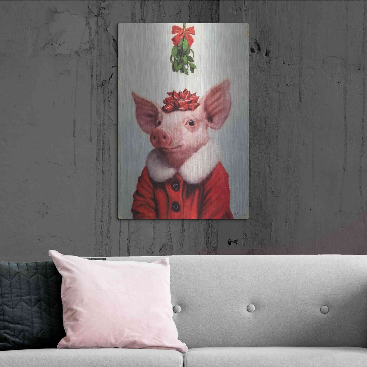 Luxe Metal Art 'Anticipation' by Lucia Heffernan, Metal Wall Art,24x36