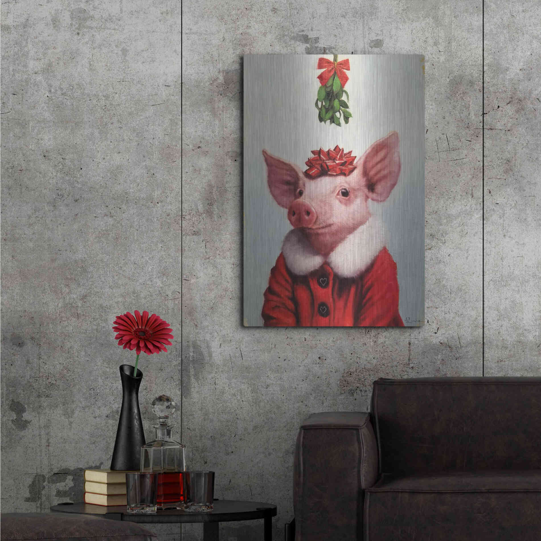 Luxe Metal Art 'Anticipation' by Lucia Heffernan, Metal Wall Art,24x36