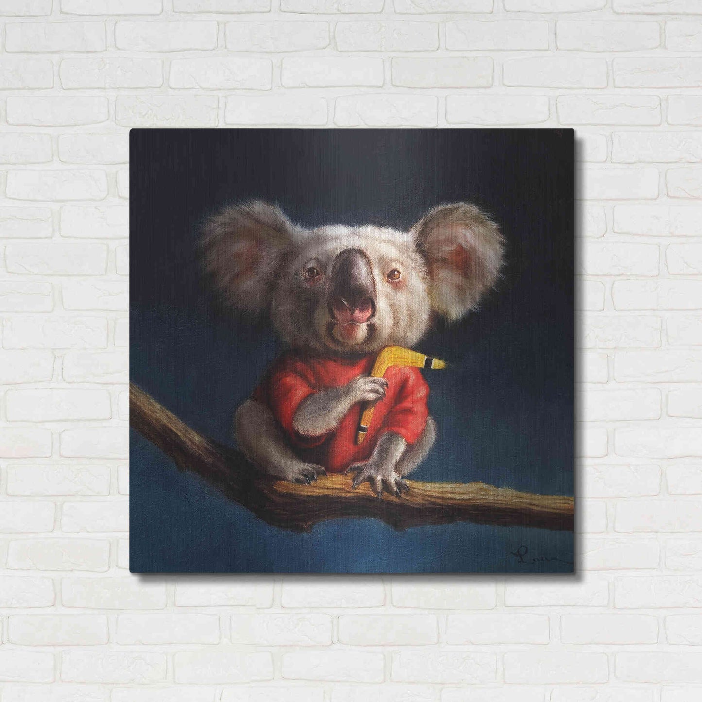 Luxe Metal Art 'Outback Fun' by Lucia Heffernan, Metal Wall Art,36x36