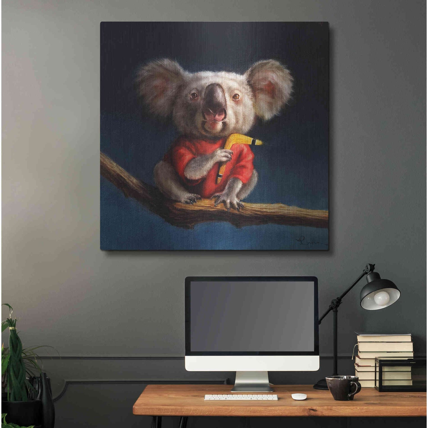 Luxe Metal Art 'Outback Fun' by Lucia Heffernan, Metal Wall Art,36x36