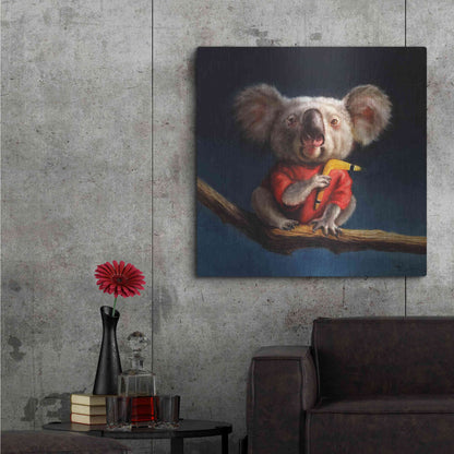 Luxe Metal Art 'Outback Fun' by Lucia Heffernan, Metal Wall Art,36x36