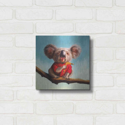 Luxe Metal Art 'Outback Fun II' by Lucia Heffernan, Metal Wall Art,12x12