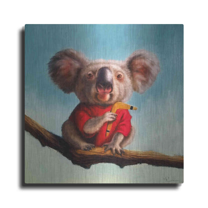 Luxe Metal Art 'Outback Fun II' by Lucia Heffernan, Metal Wall Art