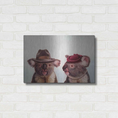 Luxe Metal Art 'Mates' by Lucia Heffernan, Metal Wall Art,24x16