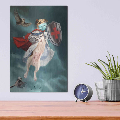 Luxe Metal Art 'We Are In This Together' by Lucia Heffernan, Metal Wall Art,12x16