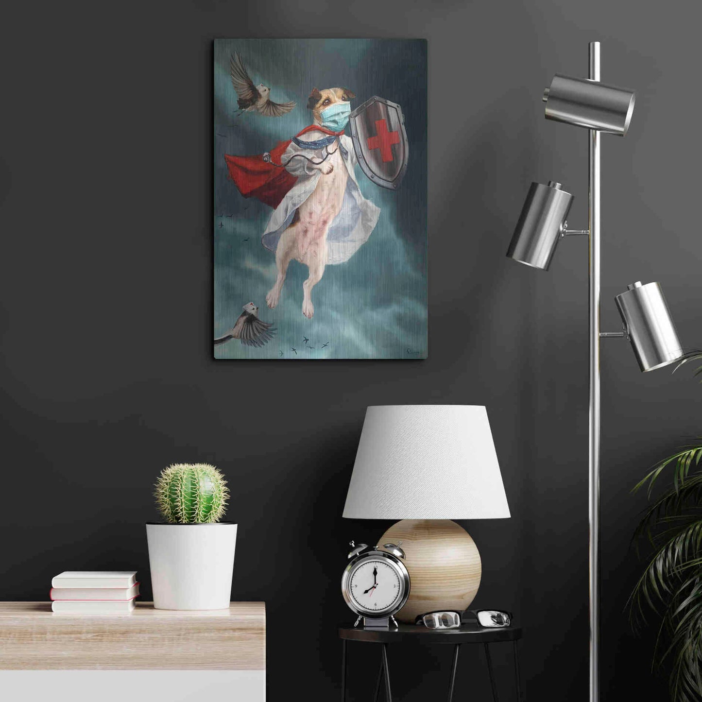 Luxe Metal Art 'We Are In This Together' by Lucia Heffernan, Metal Wall Art,16x24