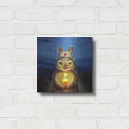 Luxe Metal Art 'Hope' by Lucia Heffernan, Metal Wall Art,12x12