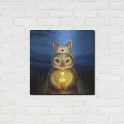 Luxe Metal Art 'Hope' by Lucia Heffernan, Metal Wall Art,24x24