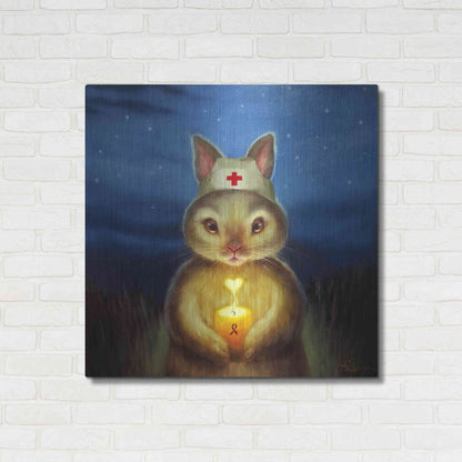 Luxe Metal Art 'Hope' by Lucia Heffernan, Metal Wall Art,36x36