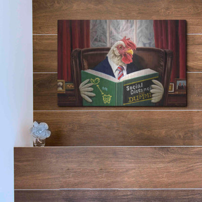 Luxe Metal Art 'Bird Brain' by Lucia Heffernan, Metal Wall Art,16x12