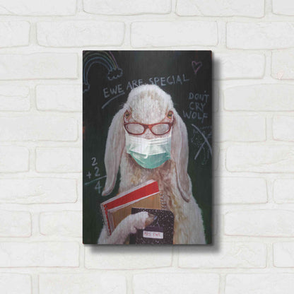 Luxe Metal Art 'Back To School - Teacher' by Lucia Heffernan, Metal Wall Art,12x16
