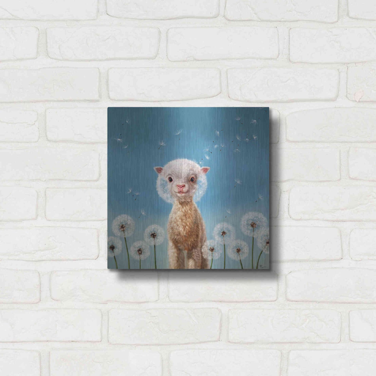 Luxe Metal Art 'Summer Wishes' by Lucia Heffernan, Metal Wall Art,12x12