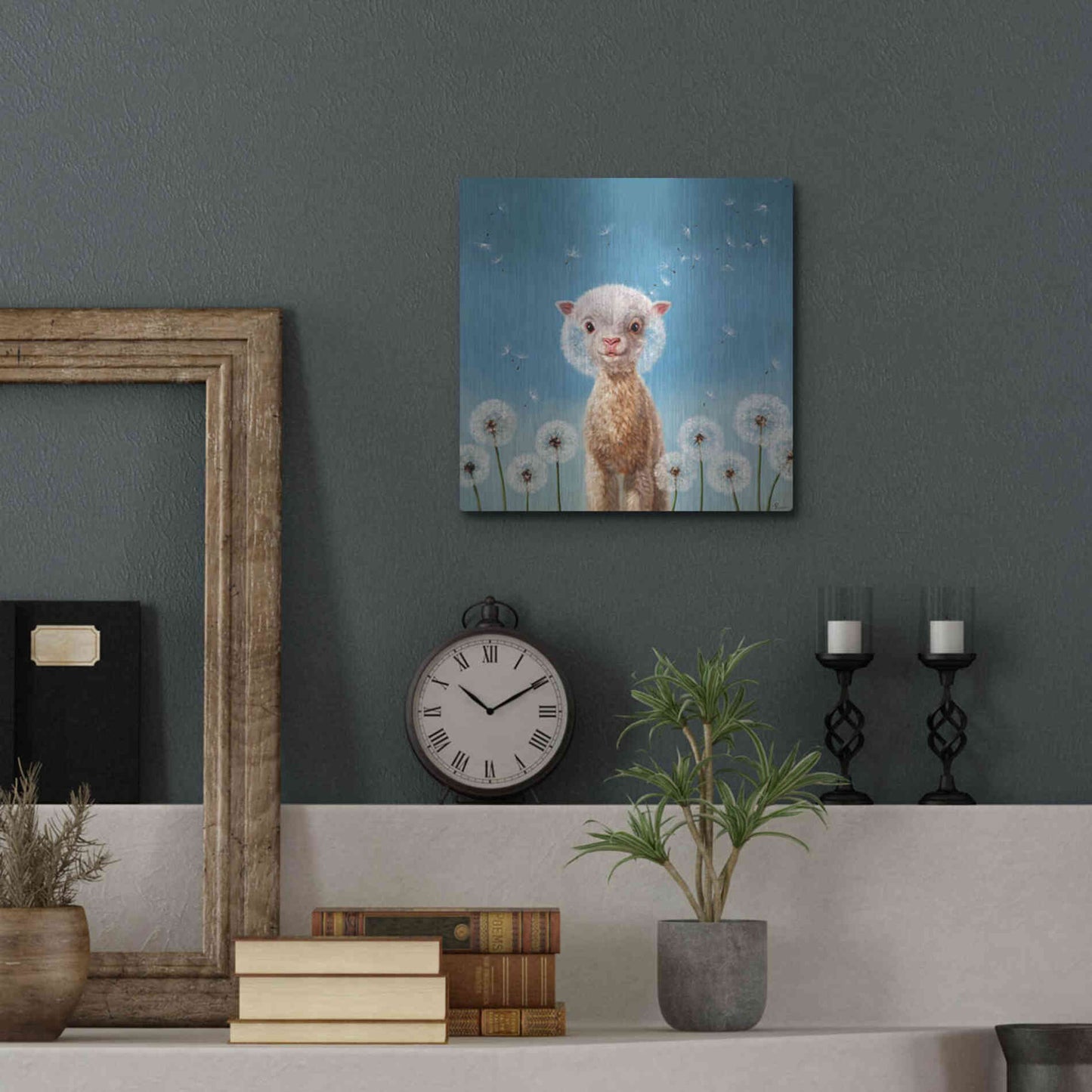 Luxe Metal Art 'Summer Wishes' by Lucia Heffernan, Metal Wall Art,12x12