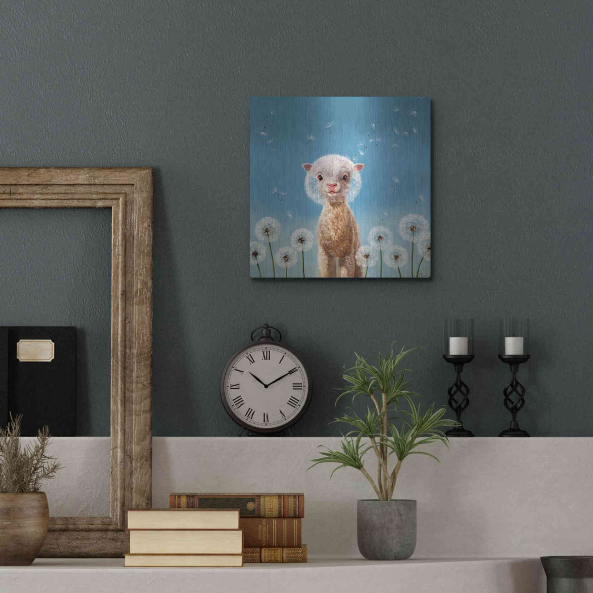 Luxe Metal Art 'Summer Wishes' by Lucia Heffernan, Metal Wall Art,12x12