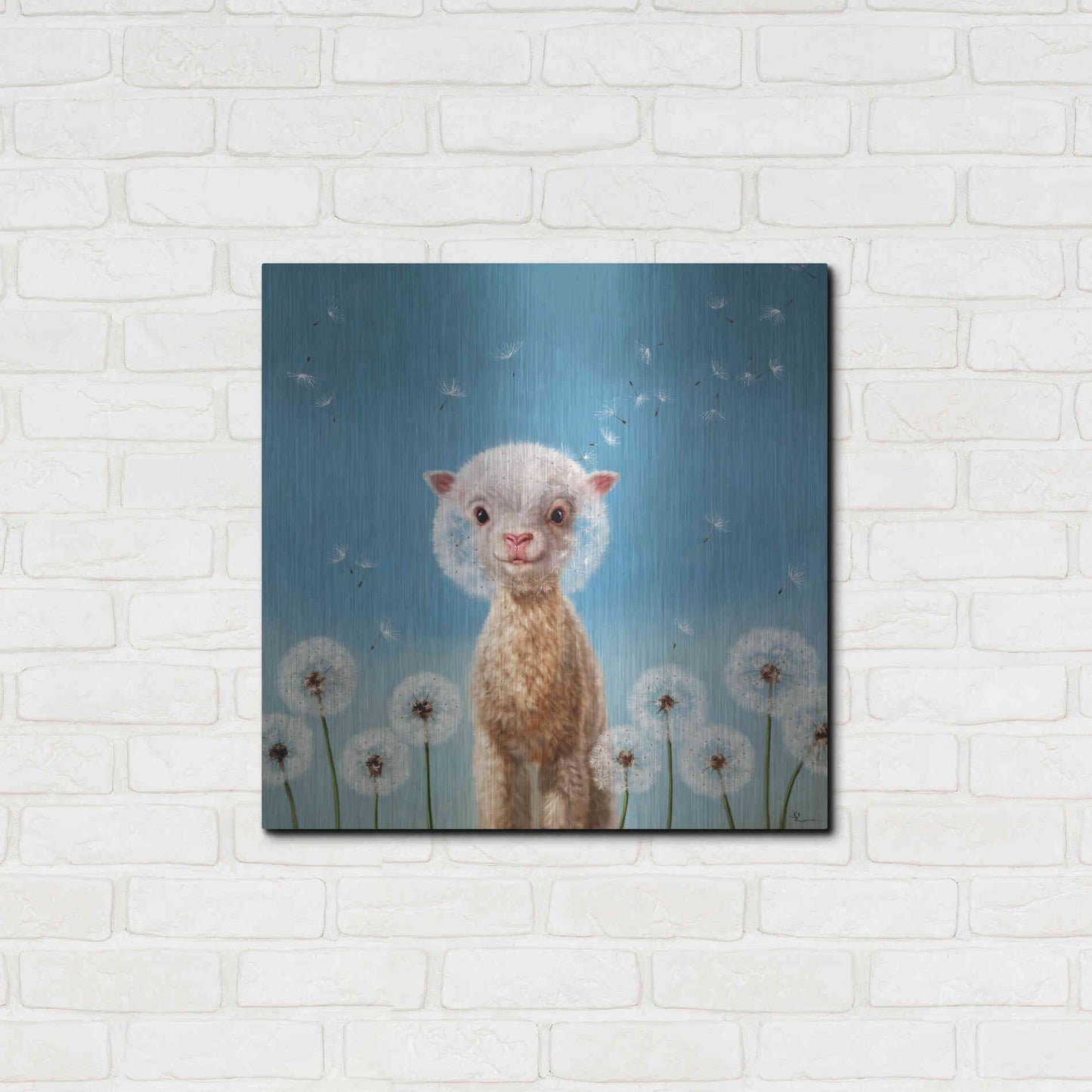 Luxe Metal Art 'Summer Wishes' by Lucia Heffernan, Metal Wall Art,24x24