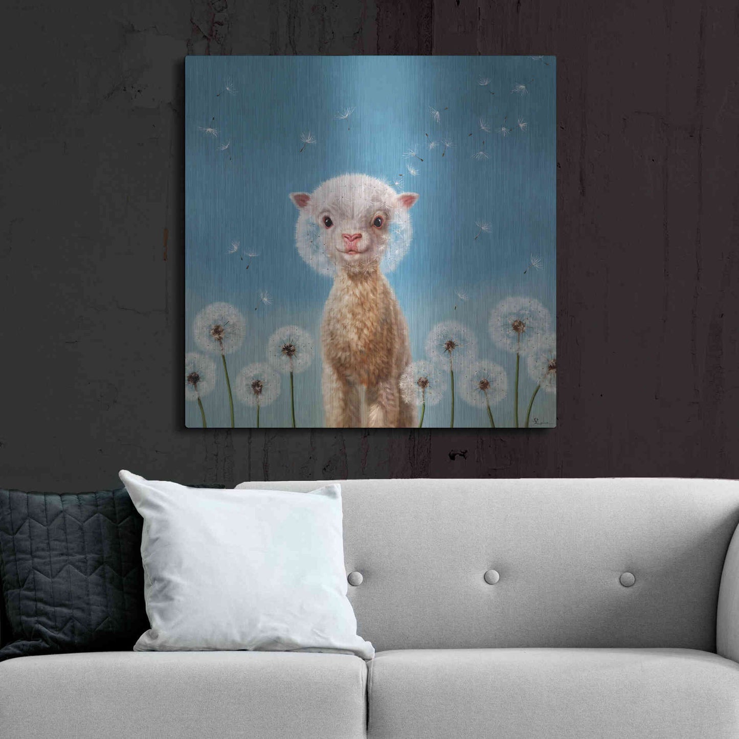 Luxe Metal Art 'Summer Wishes' by Lucia Heffernan, Metal Wall Art,36x36