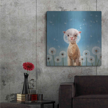 Luxe Metal Art 'Summer Wishes' by Lucia Heffernan, Metal Wall Art,36x36