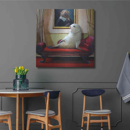 Luxe Metal Art 'Trophy Wife' by Lucia Heffernan, Metal Wall Art,36x36