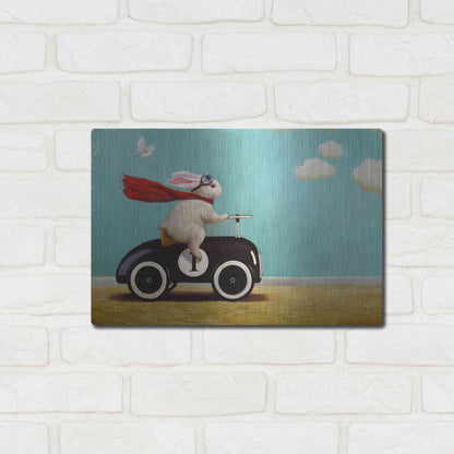 Luxe Metal Art 'Road Trip' by Lucia Heffernan, Metal Wall Art,16x12