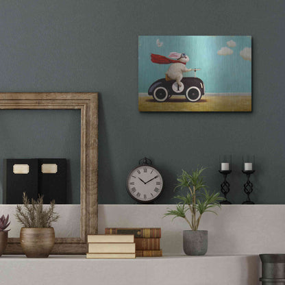 Luxe Metal Art 'Road Trip' by Lucia Heffernan, Metal Wall Art,16x12