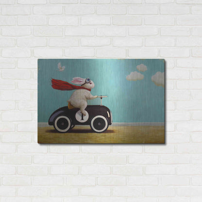 Luxe Metal Art 'Road Trip' by Lucia Heffernan, Metal Wall Art,36x24