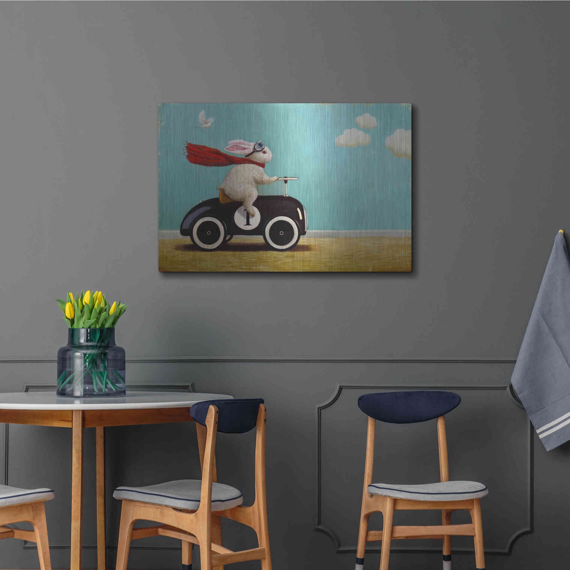 Luxe Metal Art 'Road Trip' by Lucia Heffernan, Metal Wall Art,36x24