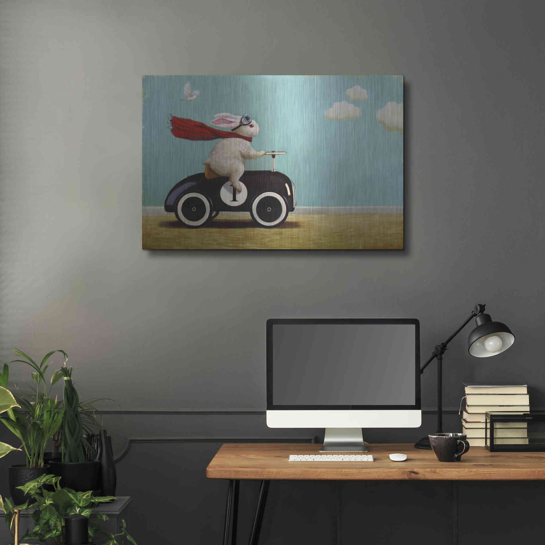 Luxe Metal Art 'Road Trip' by Lucia Heffernan, Metal Wall Art,36x24