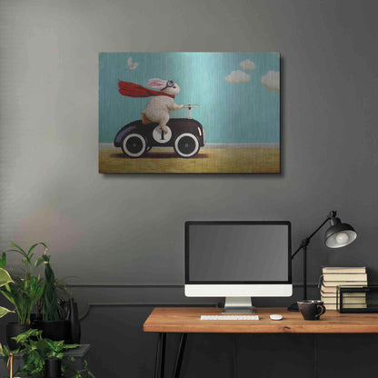 Luxe Metal Art 'Road Trip' by Lucia Heffernan, Metal Wall Art,36x24