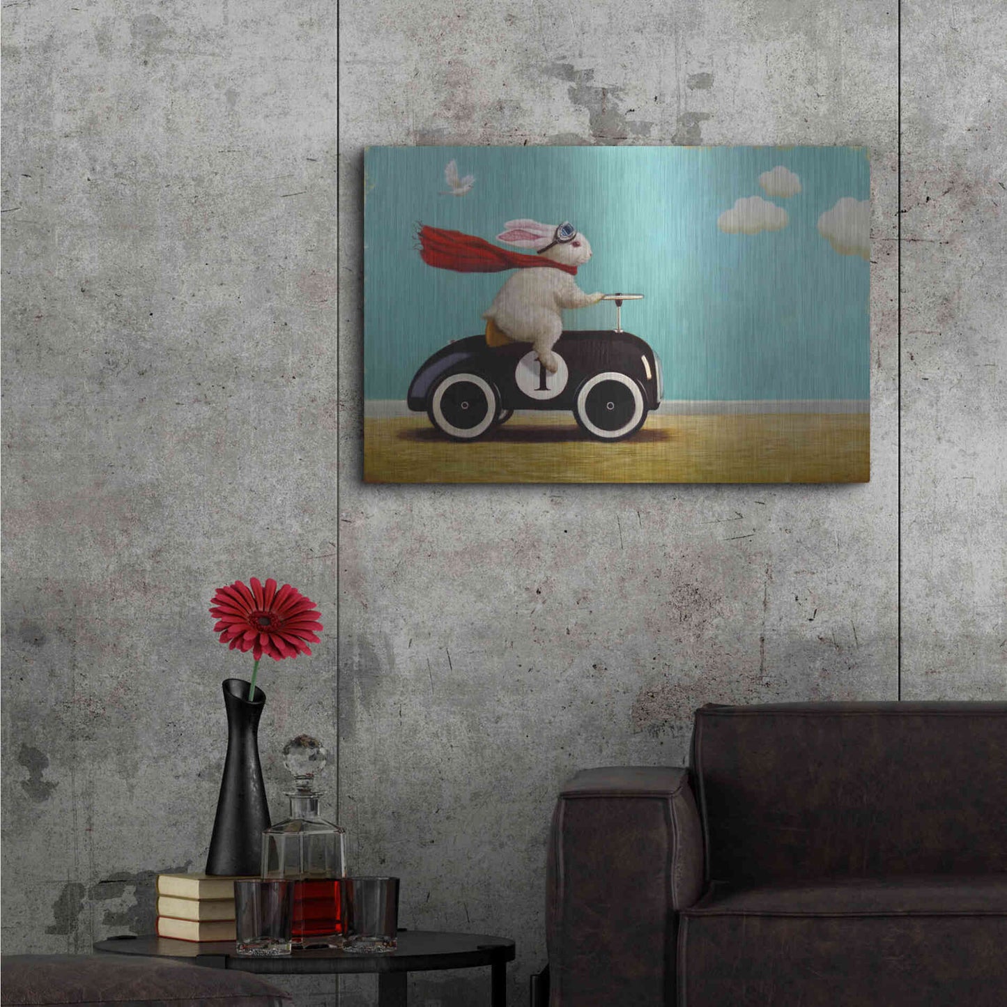Luxe Metal Art 'Road Trip' by Lucia Heffernan, Metal Wall Art,36x24