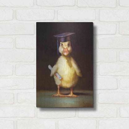 Luxe Metal Art 'The Graduate' by Lucia Heffernan, Metal Wall Art,12x16