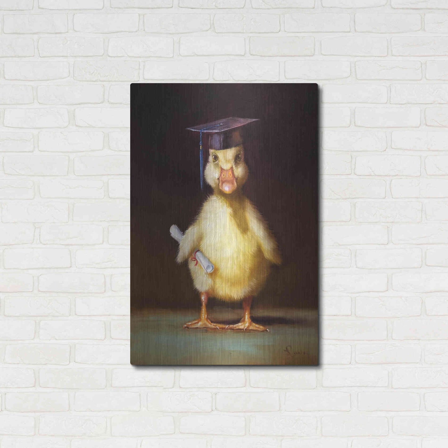 Luxe Metal Art 'The Graduate' by Lucia Heffernan, Metal Wall Art,24x36