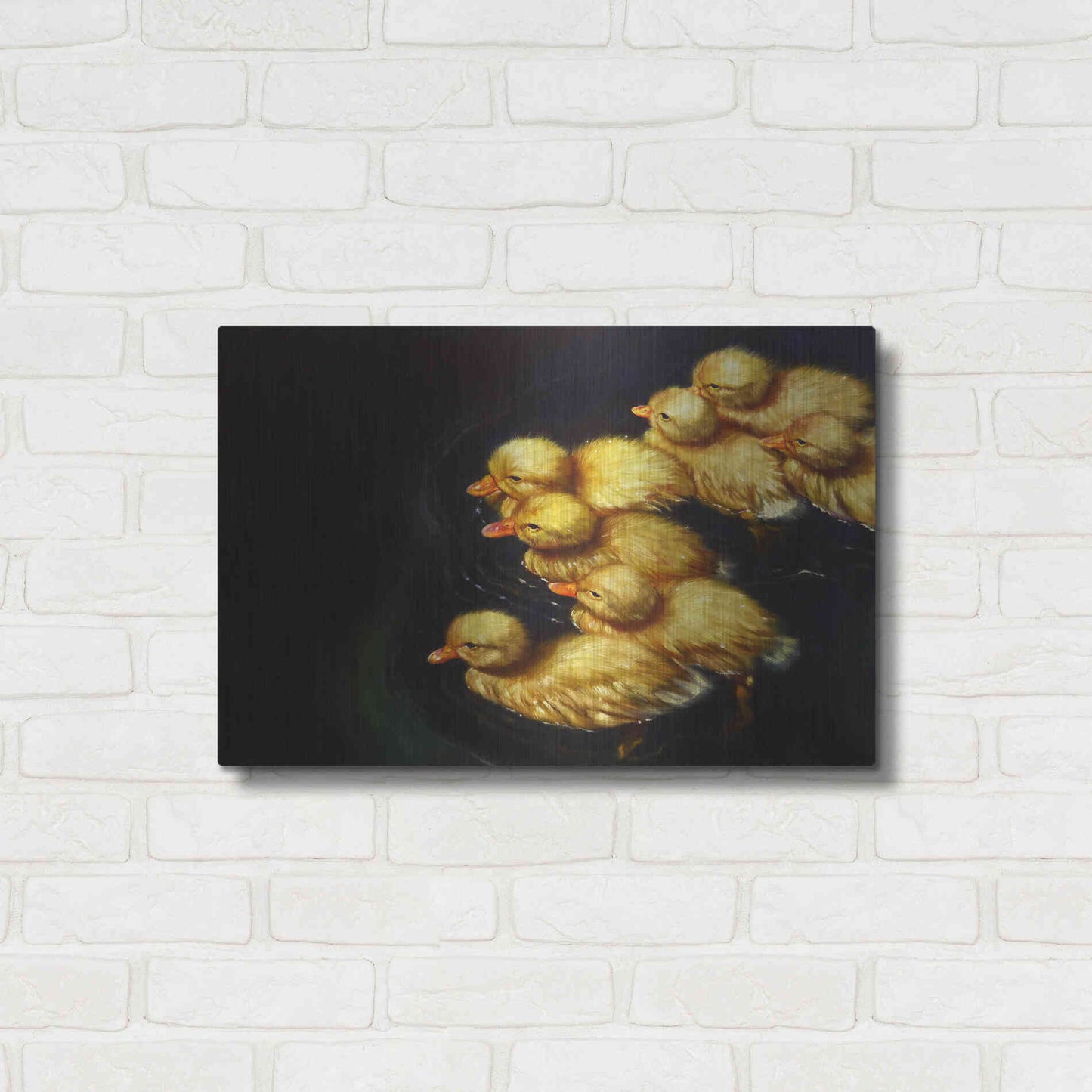 Luxe Metal Art 'Crossing' by Lucia Heffernan, Metal Wall Art,24x16