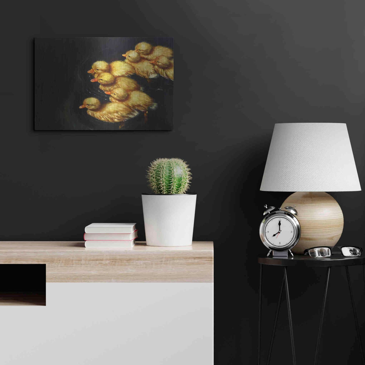 Luxe Metal Art 'Crossing' by Lucia Heffernan, Metal Wall Art,24x16