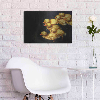 Luxe Metal Art 'Crossing' by Lucia Heffernan, Metal Wall Art,24x16