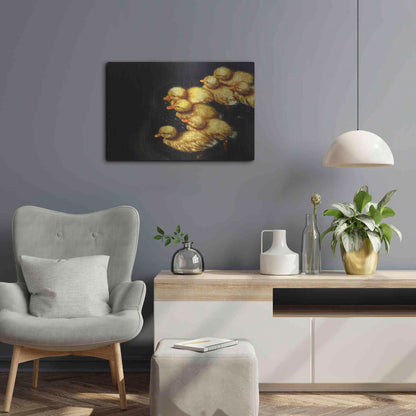 Luxe Metal Art 'Crossing' by Lucia Heffernan, Metal Wall Art,24x16