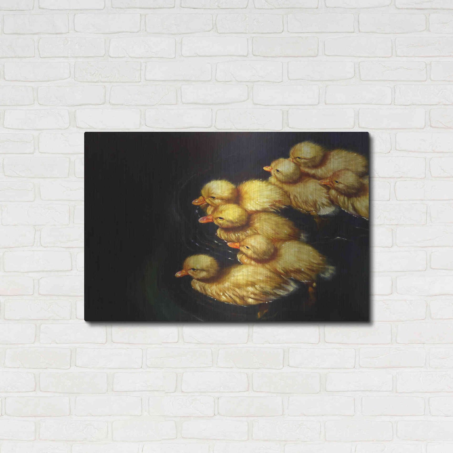 Luxe Metal Art 'Crossing' by Lucia Heffernan, Metal Wall Art,36x24