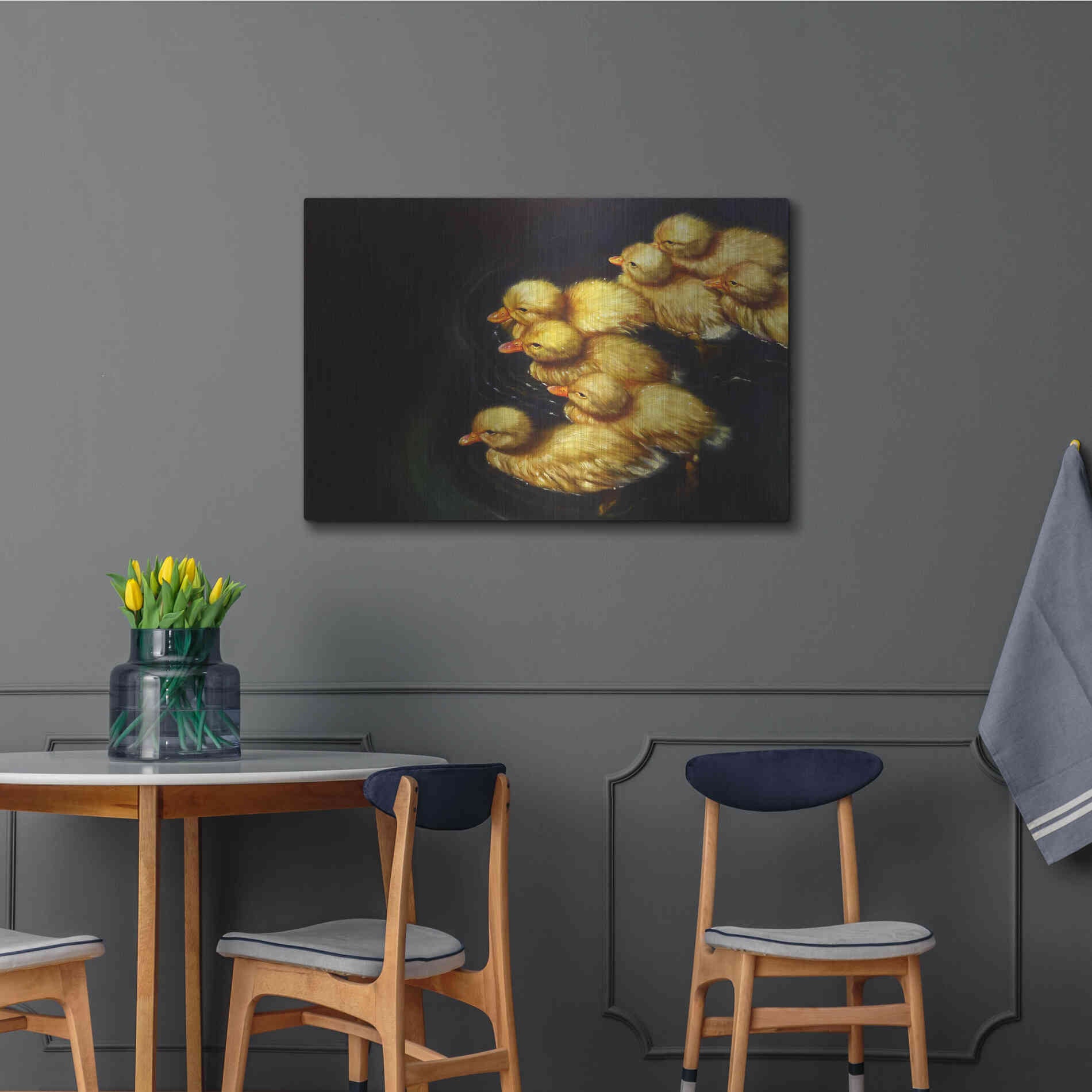 Luxe Metal Art 'Crossing' by Lucia Heffernan, Metal Wall Art,36x24